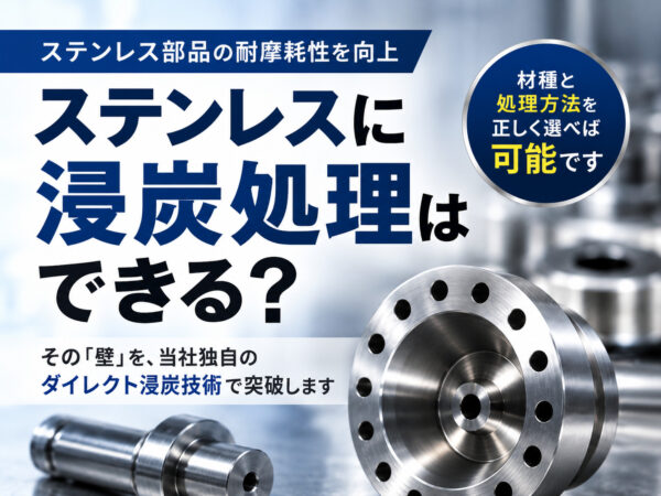 ステンレスに浸炭処理はできる？ | 熱処理技術ナビ