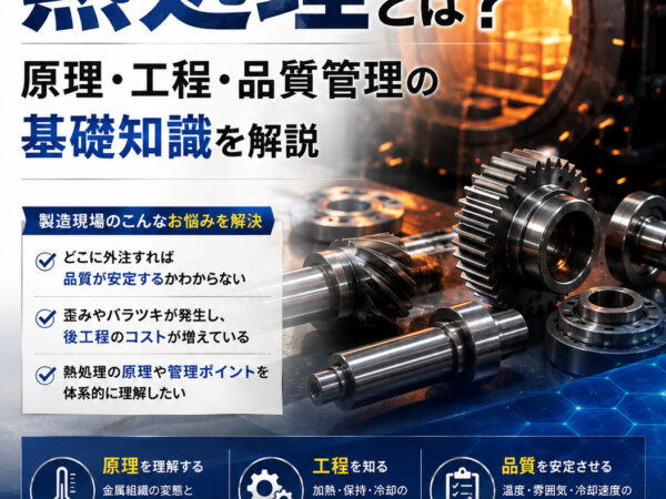 熱処理とは？原理・工程・品質管理の基礎知識を解説 | 熱処理技術ナビ