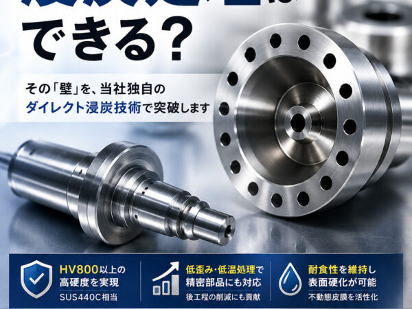ステンレスに浸炭処理はできる？ | 熱処理技術ナビ